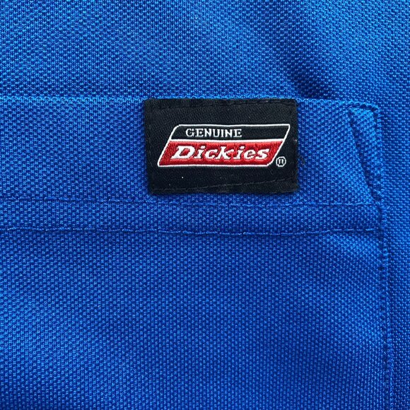 Genuine Dickies Mens T-Shirt Large Short Sleeve Blue Short Sleeve Pocket Tee - Picture 5 of 8